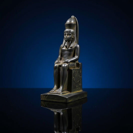 Handmade King Ramses II Statue, Ancient Egyptian Pharaoh Sculpture, Museum Replica Decor, Historical Art Figurine, Unique Gift for History Lovers