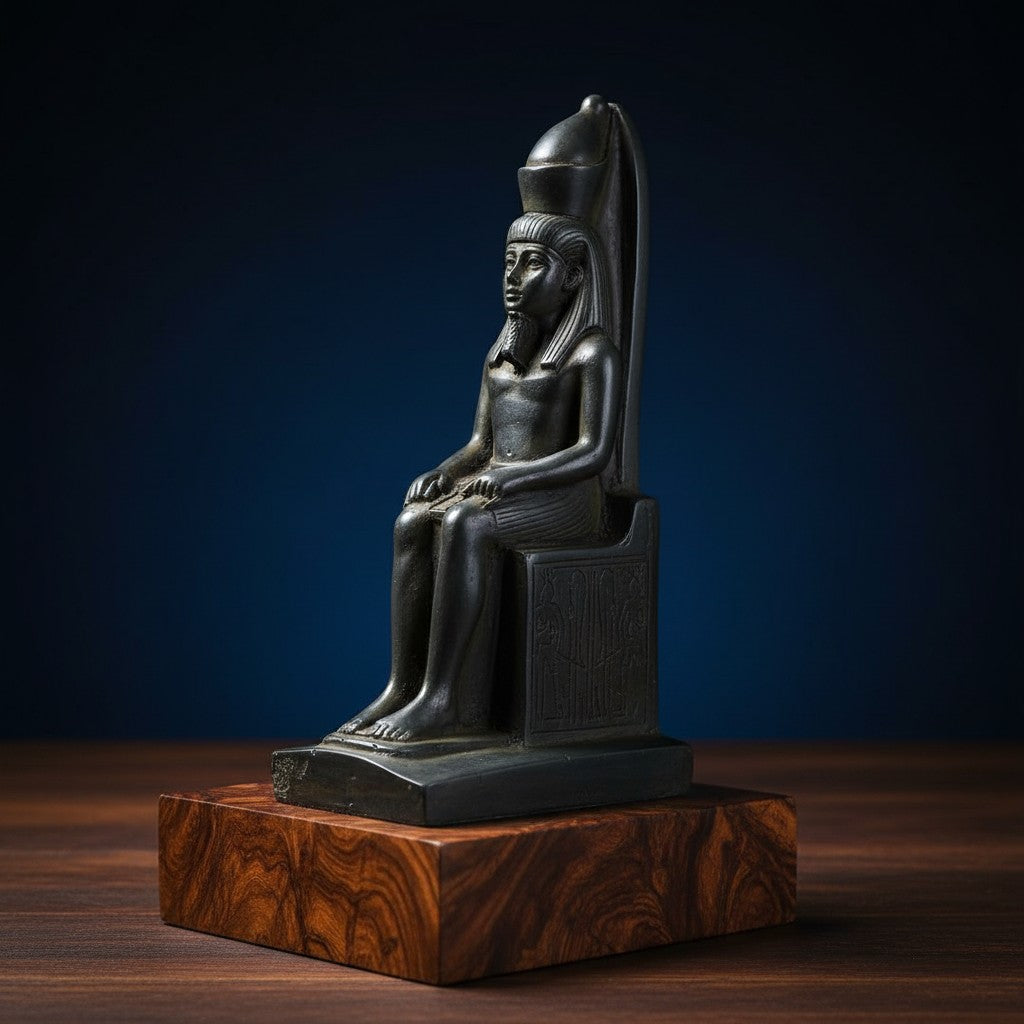 Handmade King Ramses II Statue, Ancient Egyptian Pharaoh Sculpture, Museum Replica Decor, Historical Art Figurine, Unique Gift for History Lovers