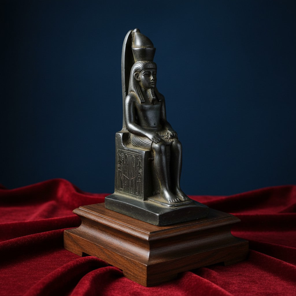 Handmade King Ramses II Statue, Ancient Egyptian Pharaoh Sculpture, Museum Replica Decor, Historical Art Figurine, Unique Gift for History Lovers