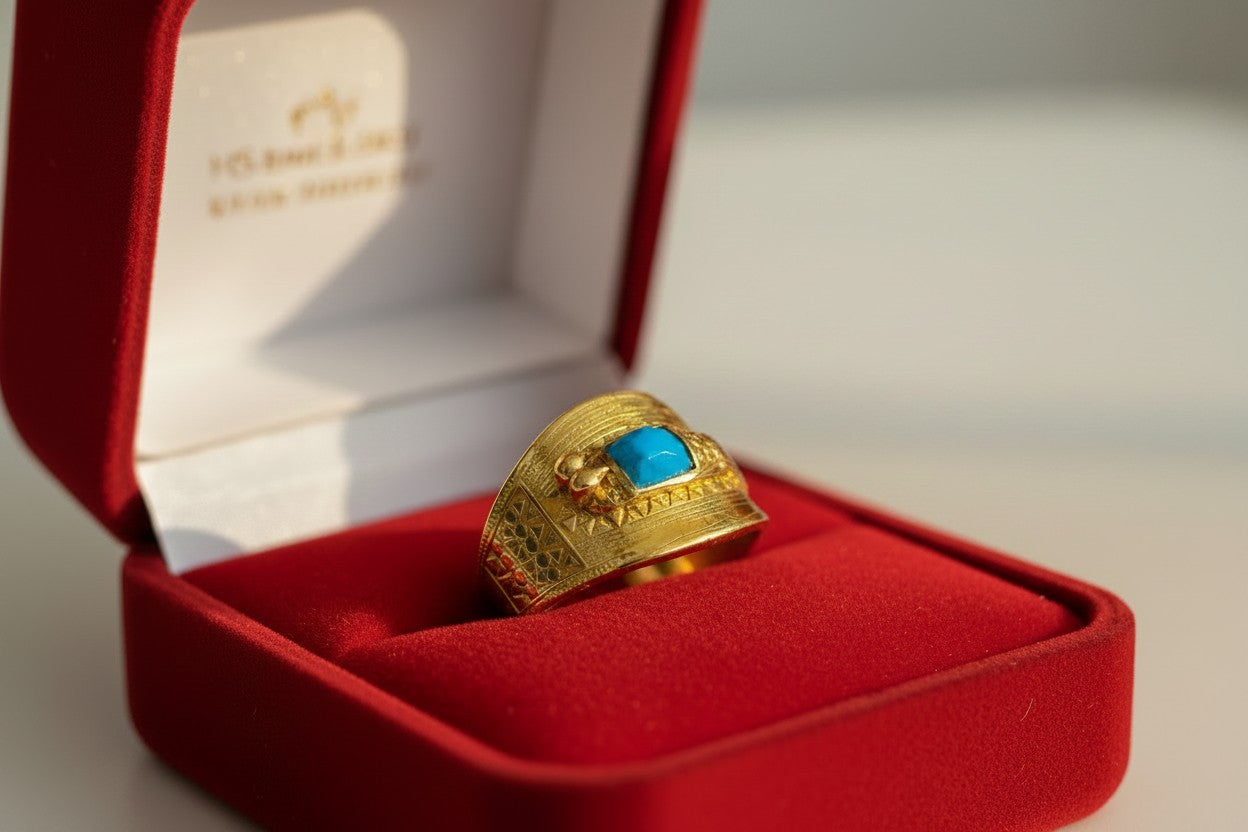 Gold Ramses Duck Ring, Ancient Egyptian Inspired Jewelry, Gold Cuff Style Ring, Pharaoh Statement Ring, Unique Gift For Him Her