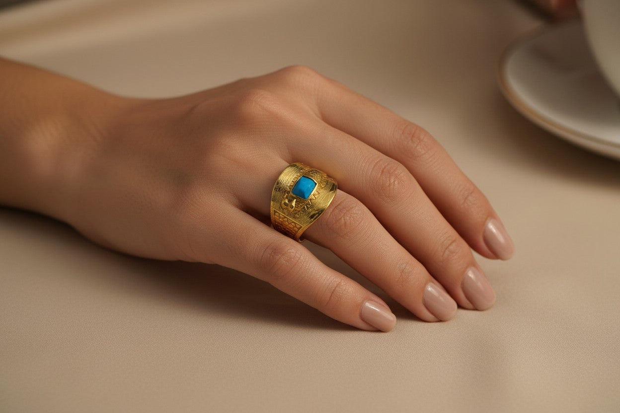 Gold Ramses Duck Ring, Ancient Egyptian Inspired Jewelry, Gold Cuff Style Ring, Pharaoh Statement Ring, Unique Gift For Him Her