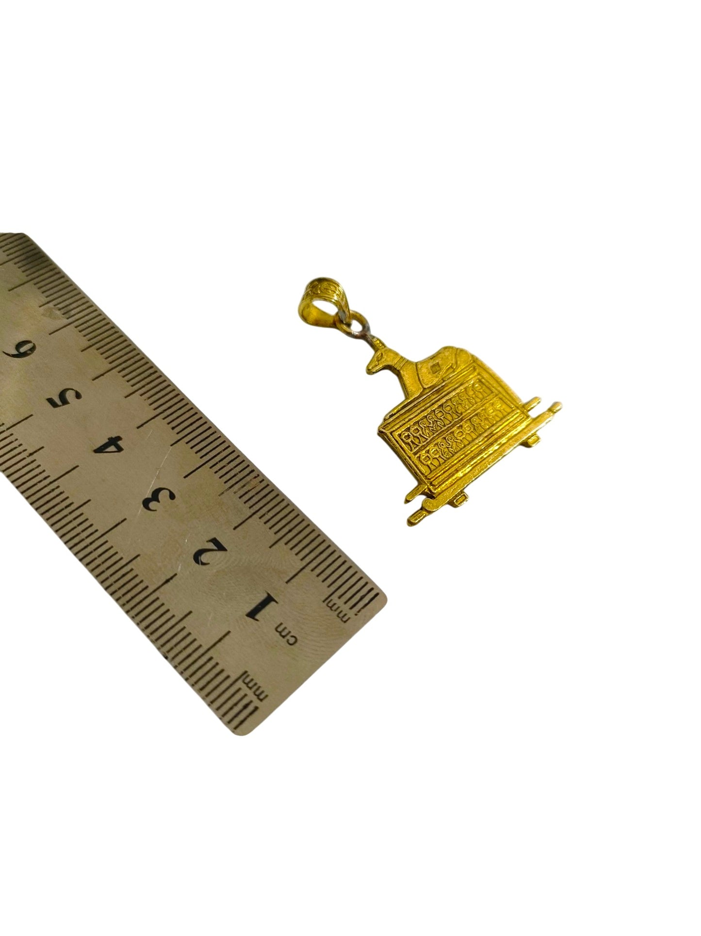 God Anubis Gold Pendant Necklace