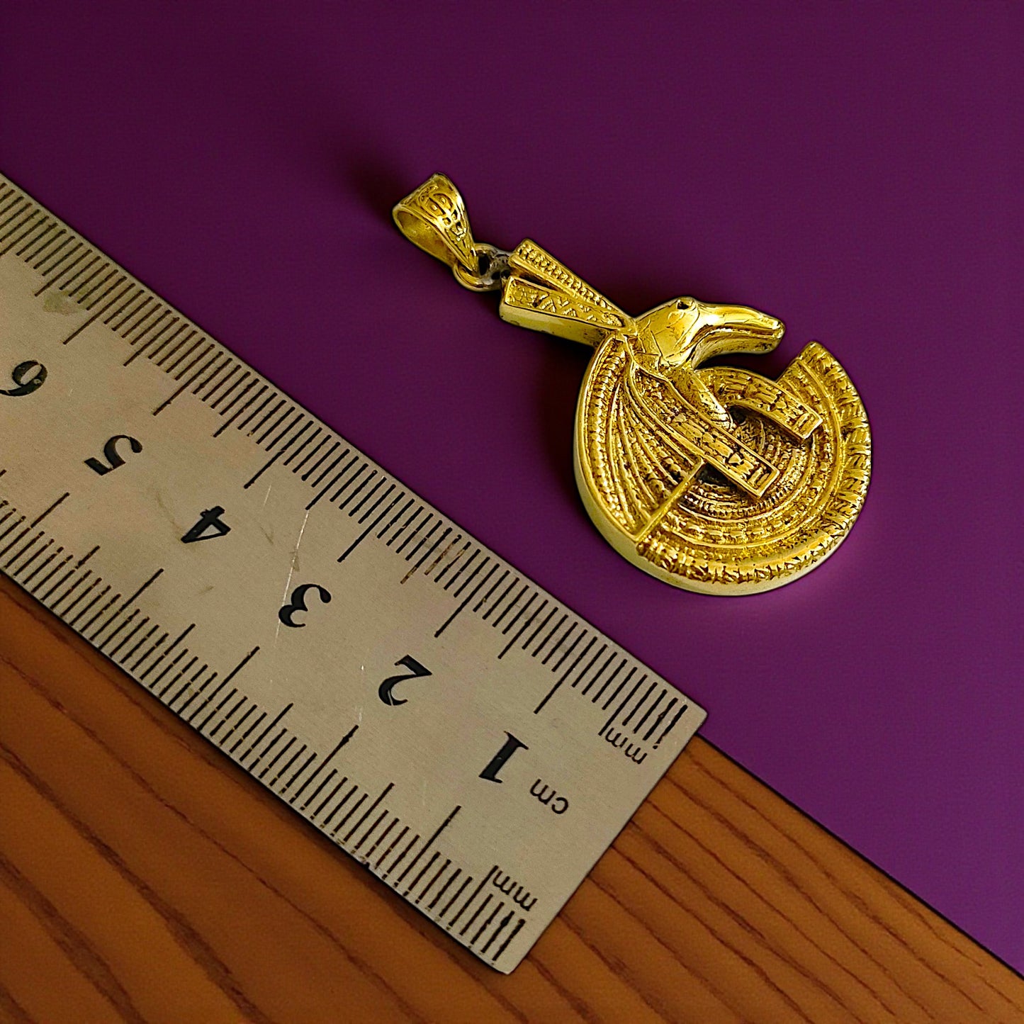 Gold God Seth Necklace, Egyptian Jewelry, Gift For men and Women