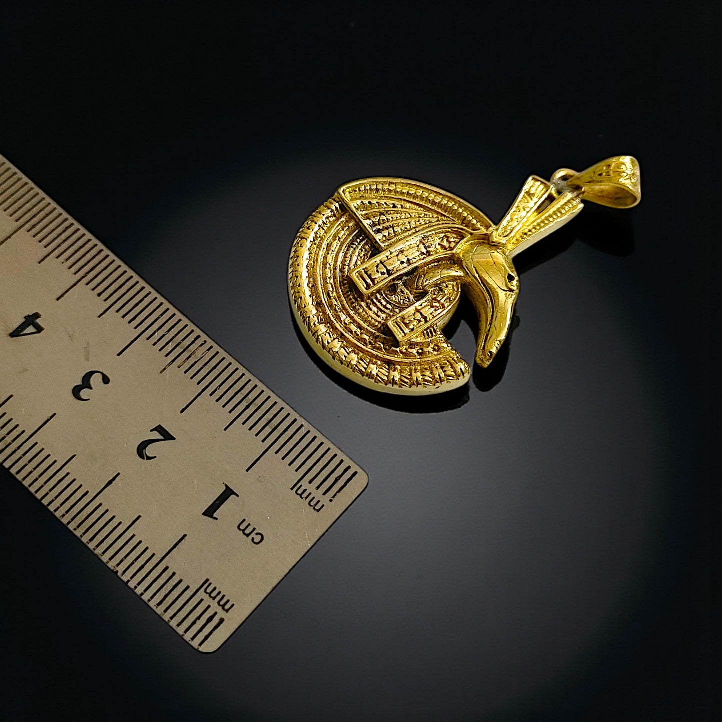 Gold God Seth Necklace, Egyptian Jewelry, Gift For men and Women