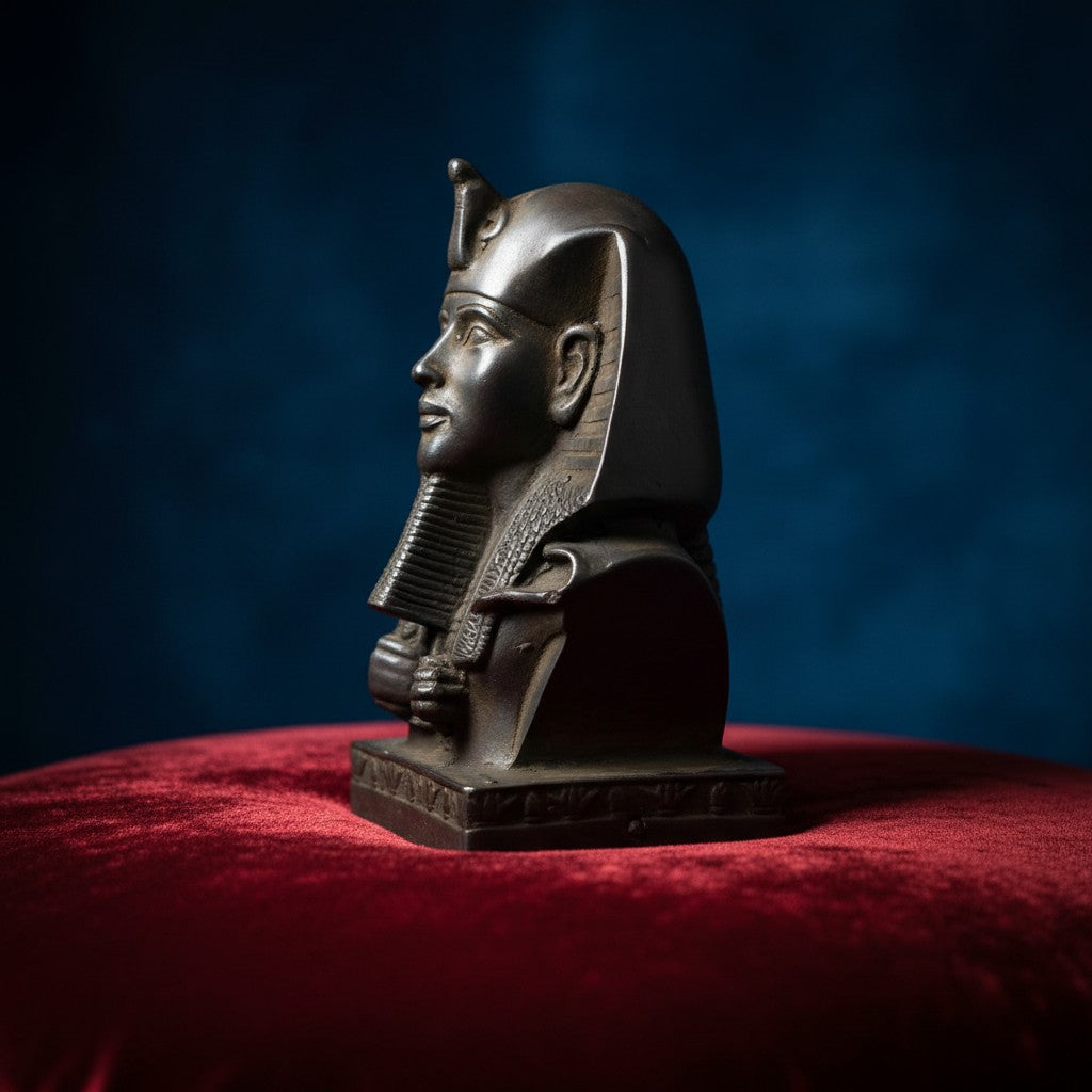 Handmade King Akhenaten Statue, Ancient Egyptian Pharaoh Sculpture, Amarna Art Decor, Museum Replica Figurine, Unique History Gift, Home Display Piece