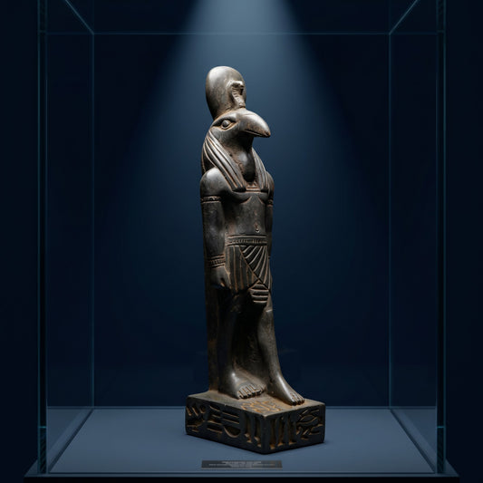 Handmade Basalt Thoth Statue, Egyptian God Thoth Sculpture, Ancient Egypt Decor, Wisdom Deity Figurine, Mythology Gift, Altar Art