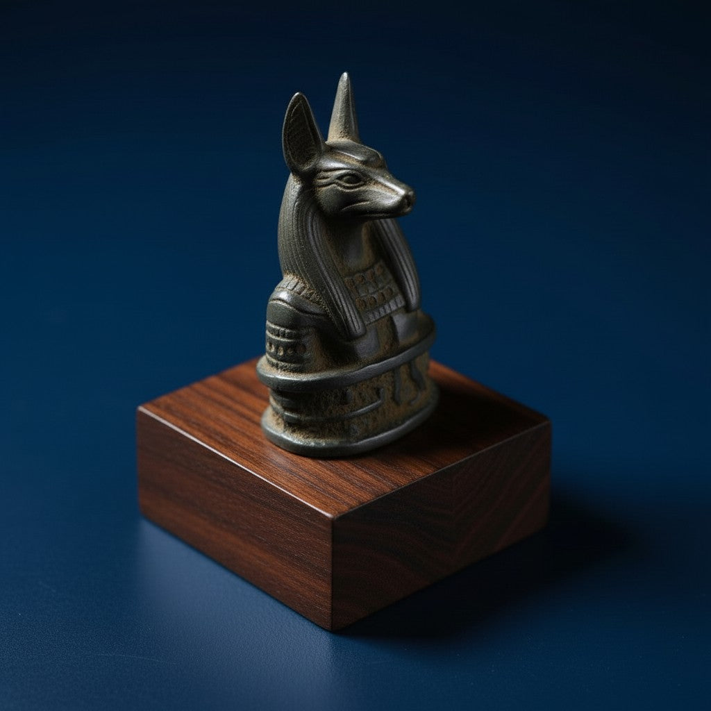 Handmade Anubis Statue, Egyptian God Anubis Sculpture, Ancient Egypt Decor, Gothic Mythology Figurine, Spiritual Altar Art, Unique Gift For Him Her