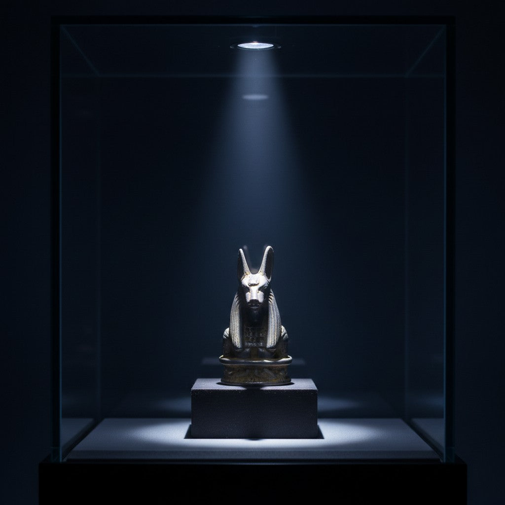Handmade Anubis Statue, Egyptian God Anubis Sculpture, Ancient Egypt Decor, Gothic Mythology Figurine, Spiritual Altar Art, Unique Gift For Him Her