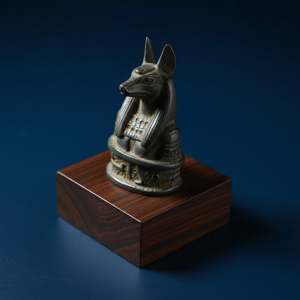 Handmade Anubis Statue, Egyptian God Anubis Sculpture, Ancient Egypt Decor, Gothic Mythology Figurine, Spiritual Altar Art, Unique Gift For Him Her