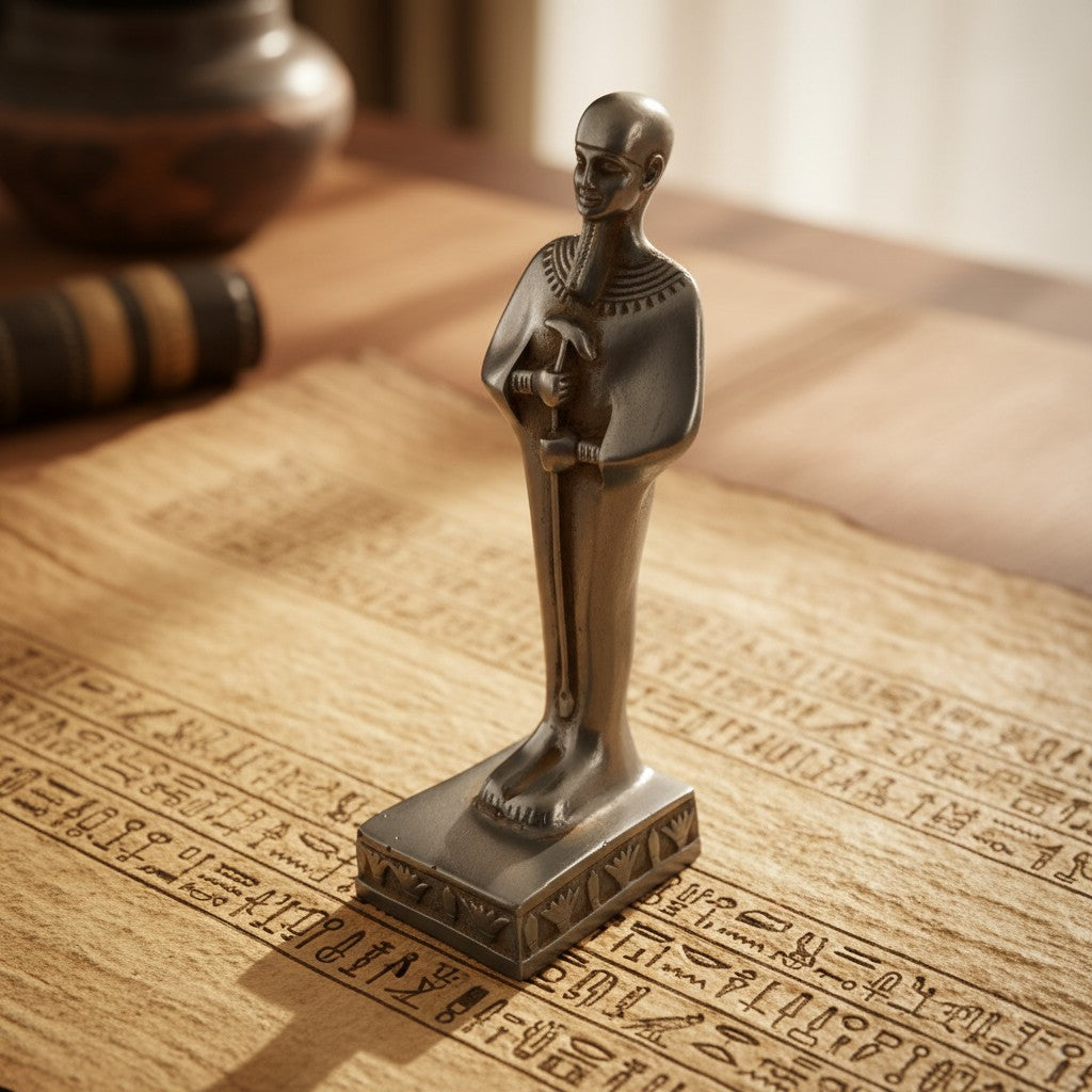 Handmade God Ptah Statue, Ancient Egyptian Creator Deity Sculpture, Museum Replica Artifact, Spiritual Decor, Unique Gift for Him Her