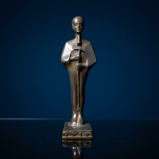 Handmade God Ptah Statue, Ancient Egyptian Creator Deity Sculpture, Museum Replica Artifact, Spiritual Decor, Unique Gift for Him Her