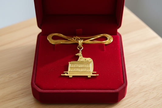 God Anubis Gold Pendant Necklace
