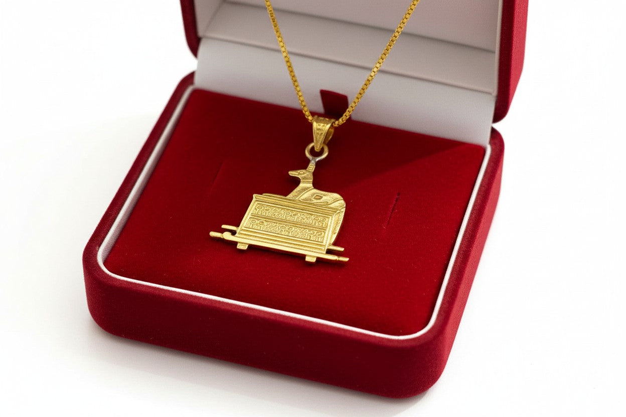 God Anubis Gold Pendant Necklace