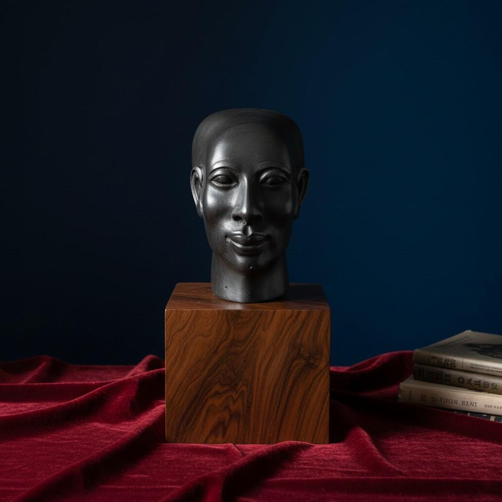 Handmade Egyptian Imhotep, Ancient Egypt Artifact, Museum Style Decor, Pharaoh Architect Gift