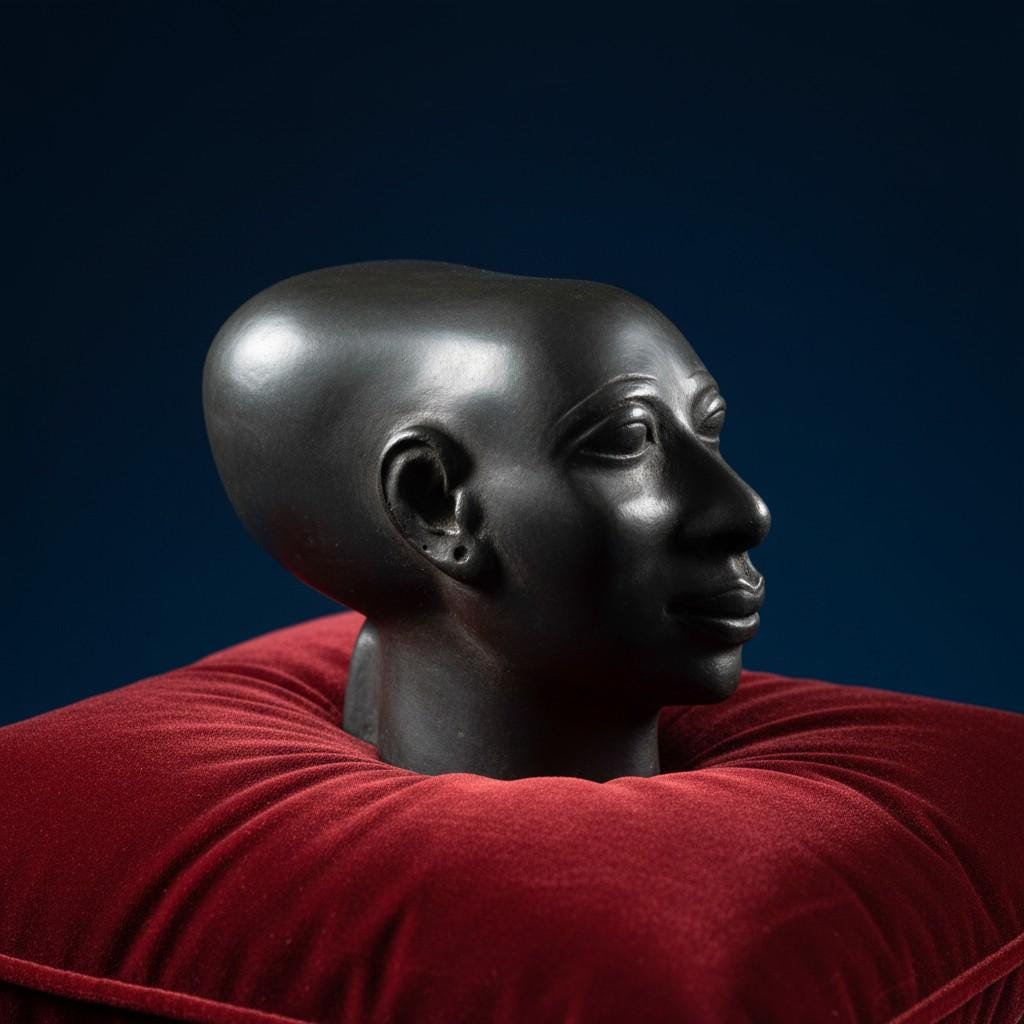 Handmade Egyptian Imhotep, Ancient Egypt Artifact, Museum Style Decor, Pharaoh Architect Gift