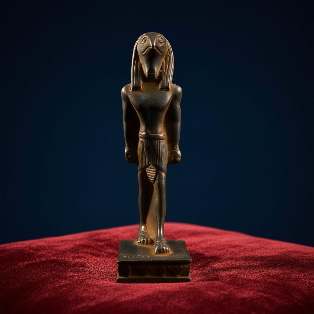 Handmade Thoth Statue, Egyptian God of Wisdom, Scribe Deity Sculpture, Ancient Egypt Decor