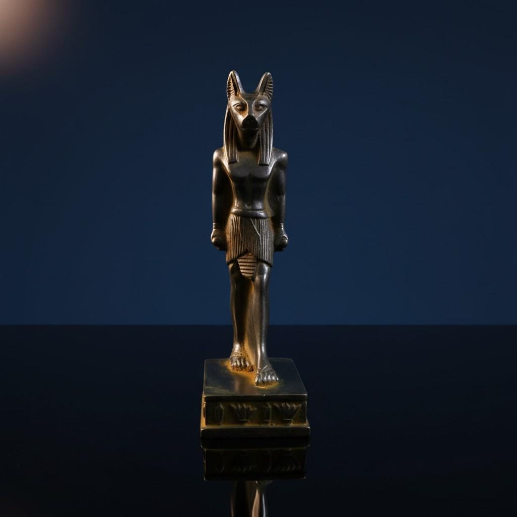 Handmade Egyptian Bastet Cat Goddess Statue, Ancient Goddess Sculpture, Museum Style Decor