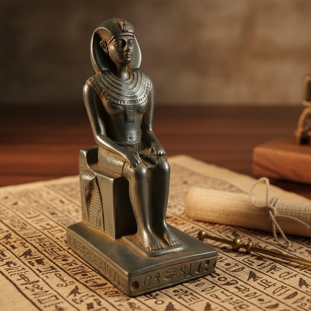 Handmade King Ramses II Bust, Pharaoh Sculpture, Ancient Egyptian Replica Decor