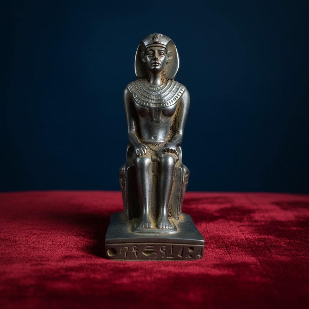 Handmade King Ramses II Bust, Pharaoh Sculpture, Ancient Egyptian Replica Decor
