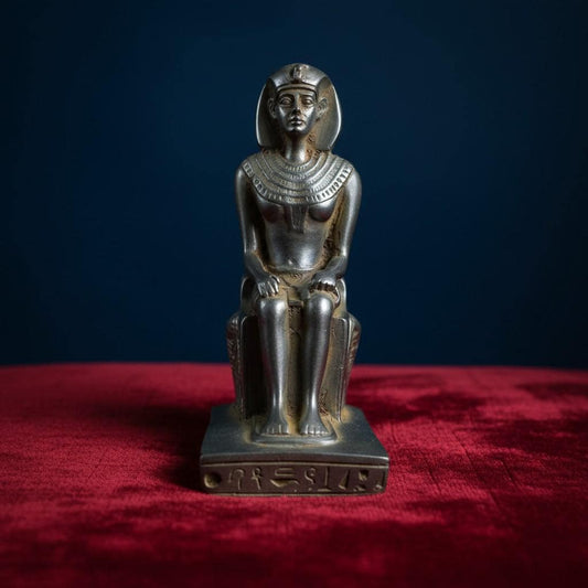 Handmade King Ramses II Bust, Pharaoh Sculpture, Ancient Egyptian Replica Decor