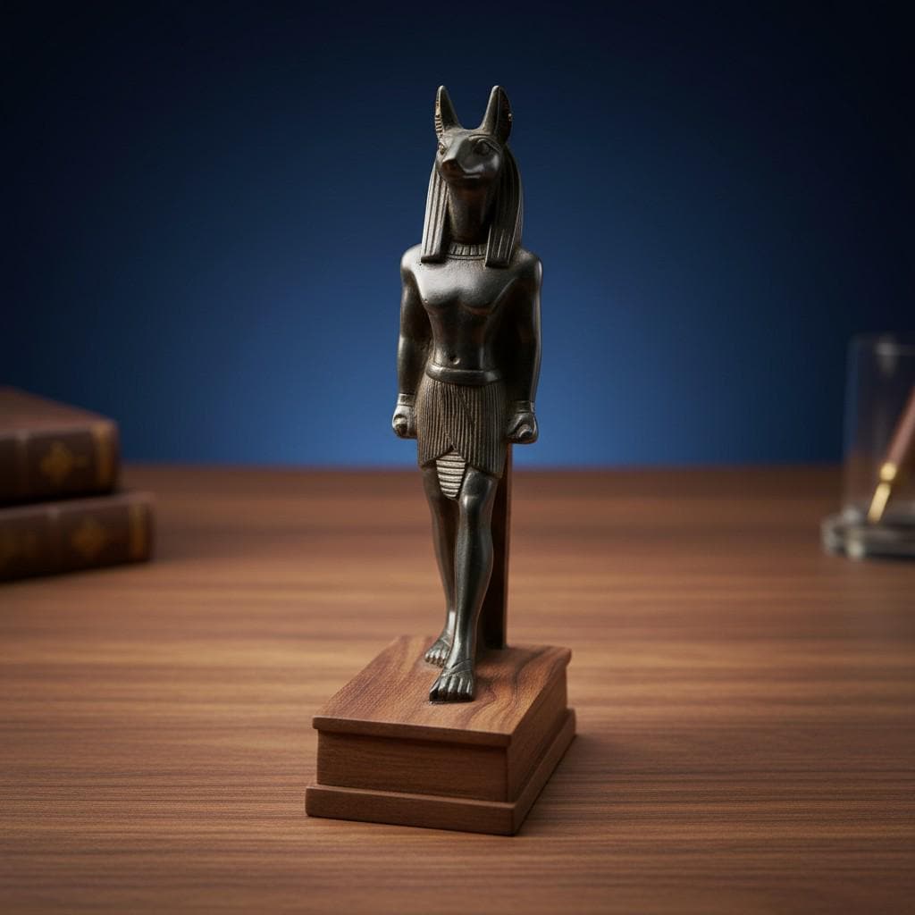 Handmade God Seth Statue, Ancient Egyptian Deity Sculpture, Mythology Decor, Pharaoh Art