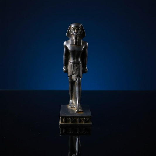 Handmade King Ramses II Bust, Pharaoh Sculpture, Ancient Egyptian Replica Decor